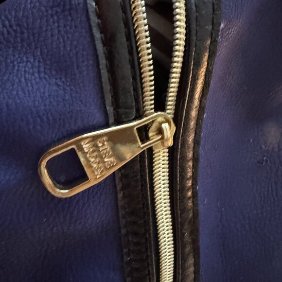 Steve Madden Duffle Bag Travel Overnight Weekender Tote Sports Bl/Bl/Gold with S - Picture 6 of 12